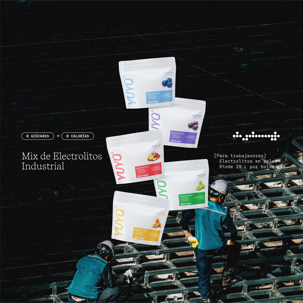 Mix de Electrolitos Industrial [3 corrugados + Garrafón]