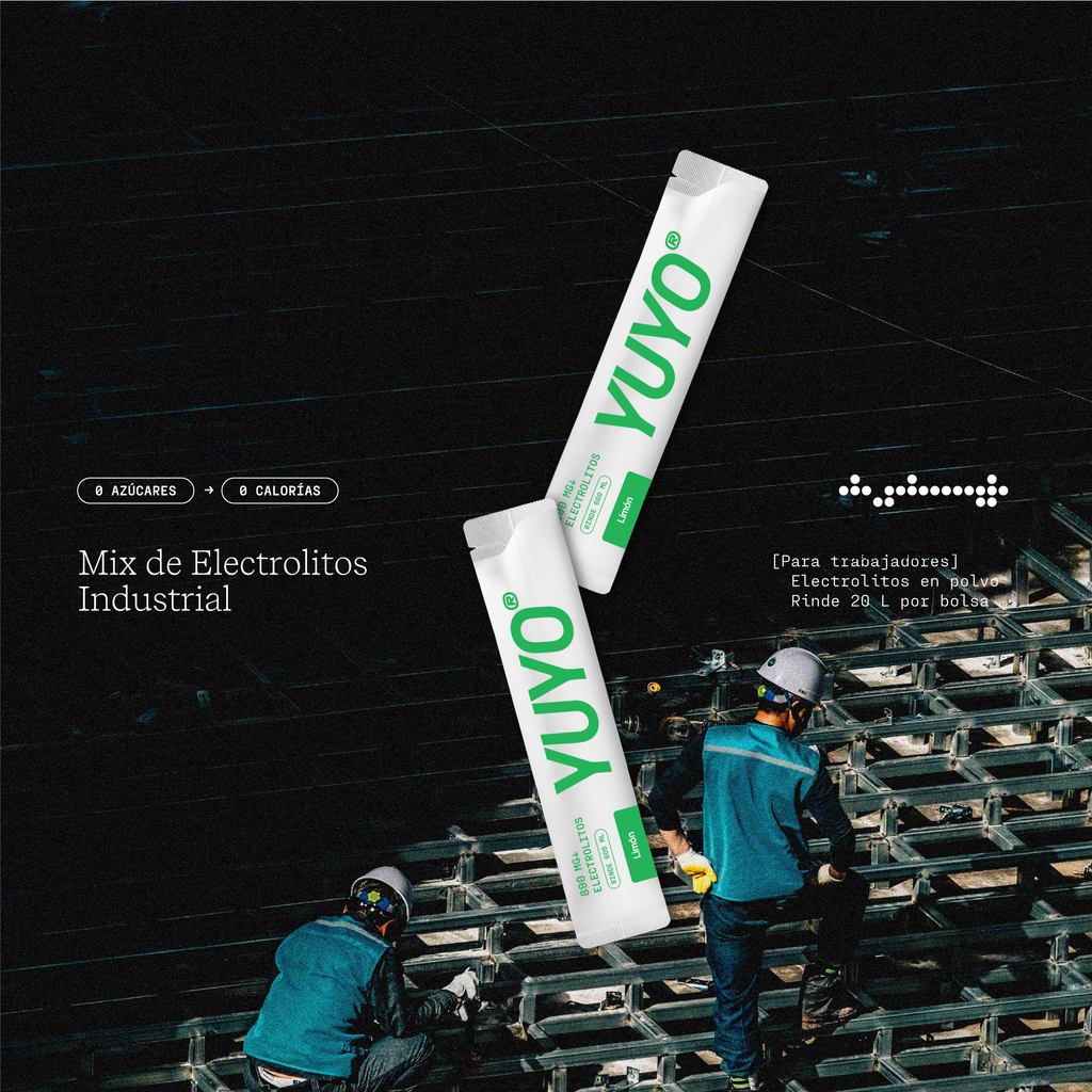 Mix de Electrolitos Industrial [320 Pack] Limón