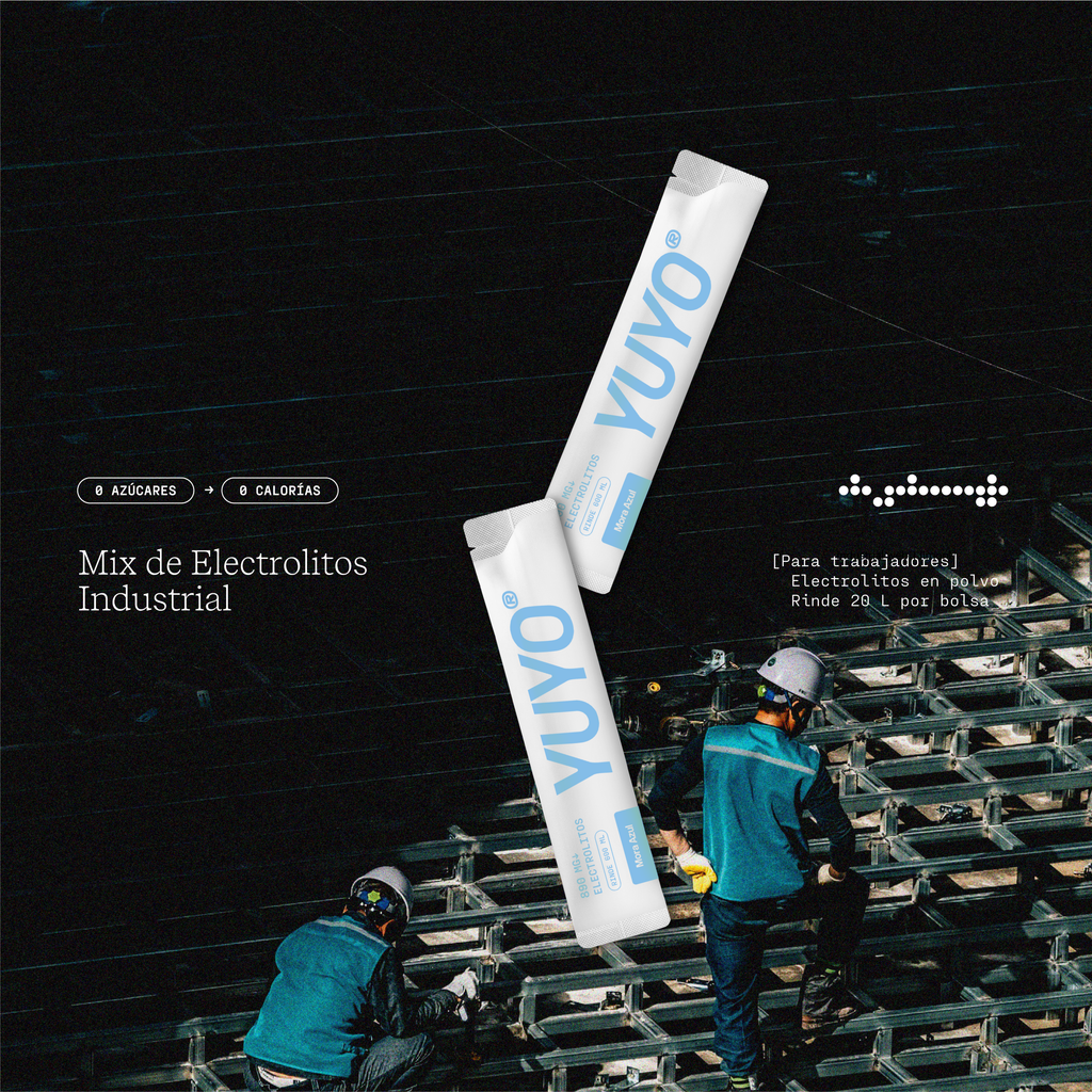 Mix de Electrolitos Industrial [320 Pack] Mora Azul