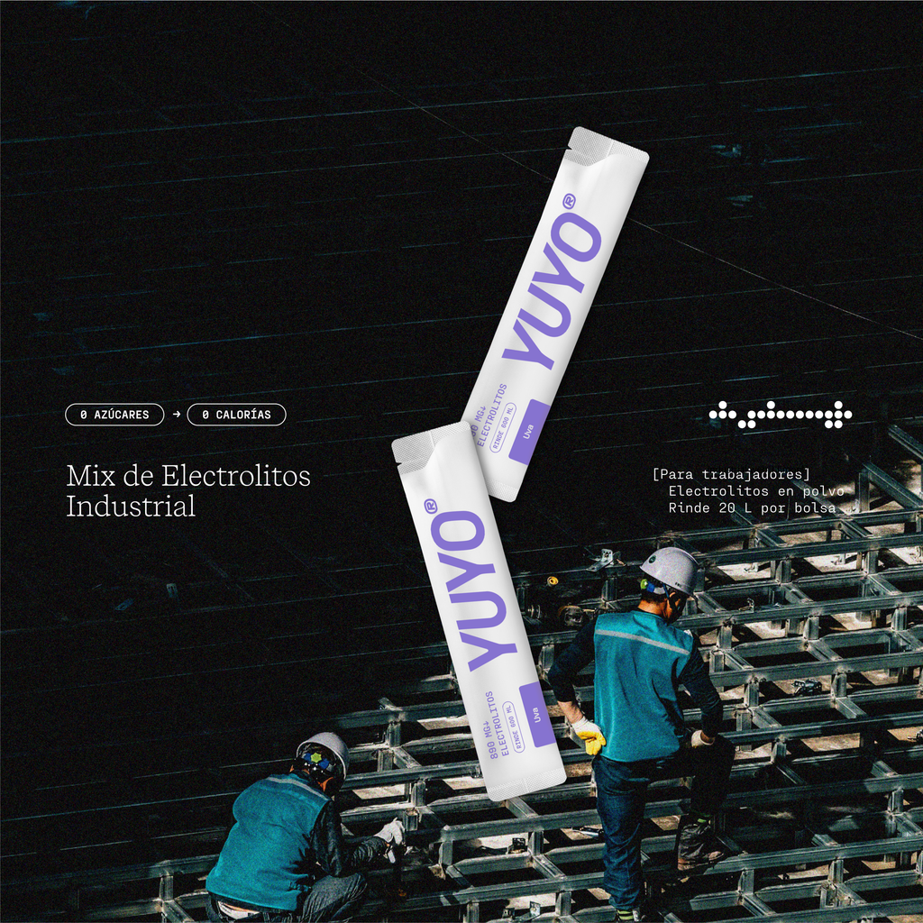 Mix de Electrolitos Industrial [320 Pack] Uva