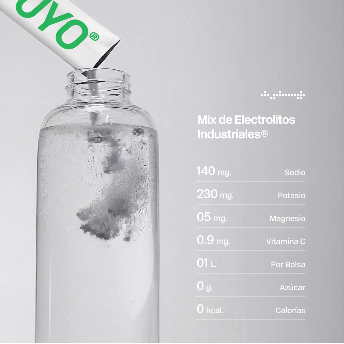 Mix de Electrolitos Industrial [320 Pack] Limón