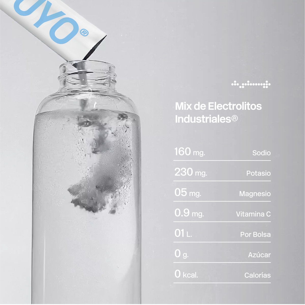 Mix de Electrolitos Industrial [320 Pack] Mora Azul