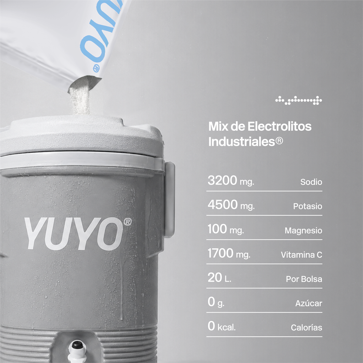 Mix de Electrolitos Industrial [20 Pack] Mora Azul
