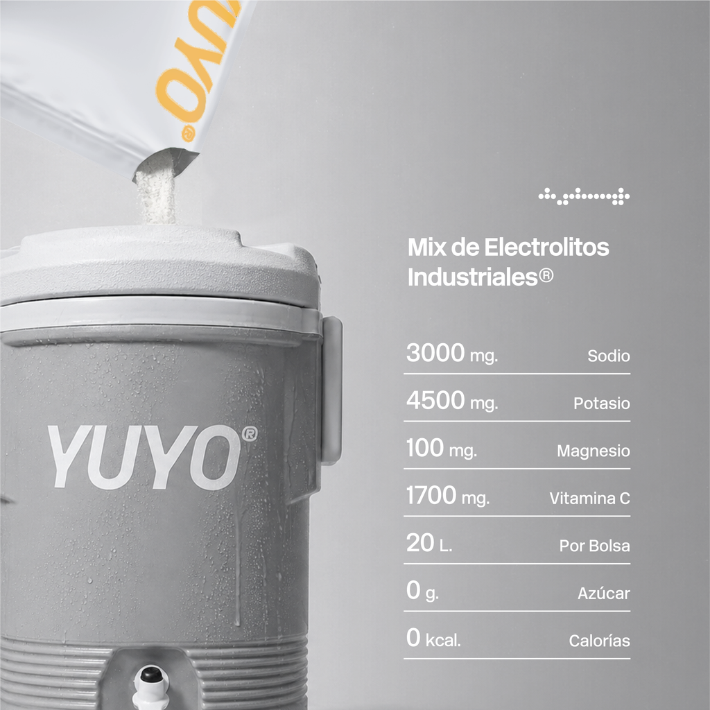 Mix de Electrolitos Industrial [20 Pack] Naranja