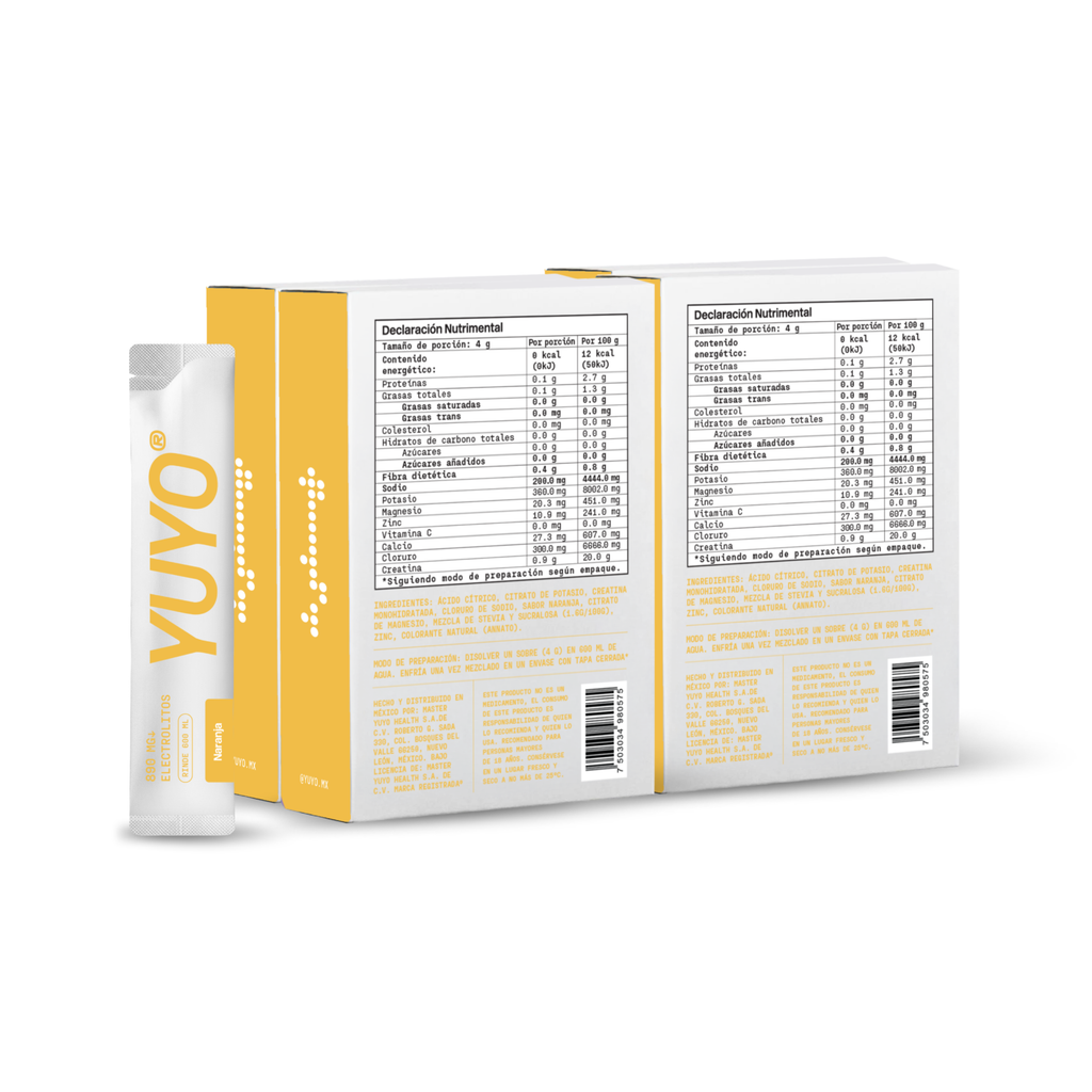 Mix de Electrolitos [4 pack] Naranja