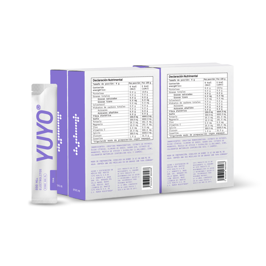 Mix de Electrolitos [4 pack] Uva