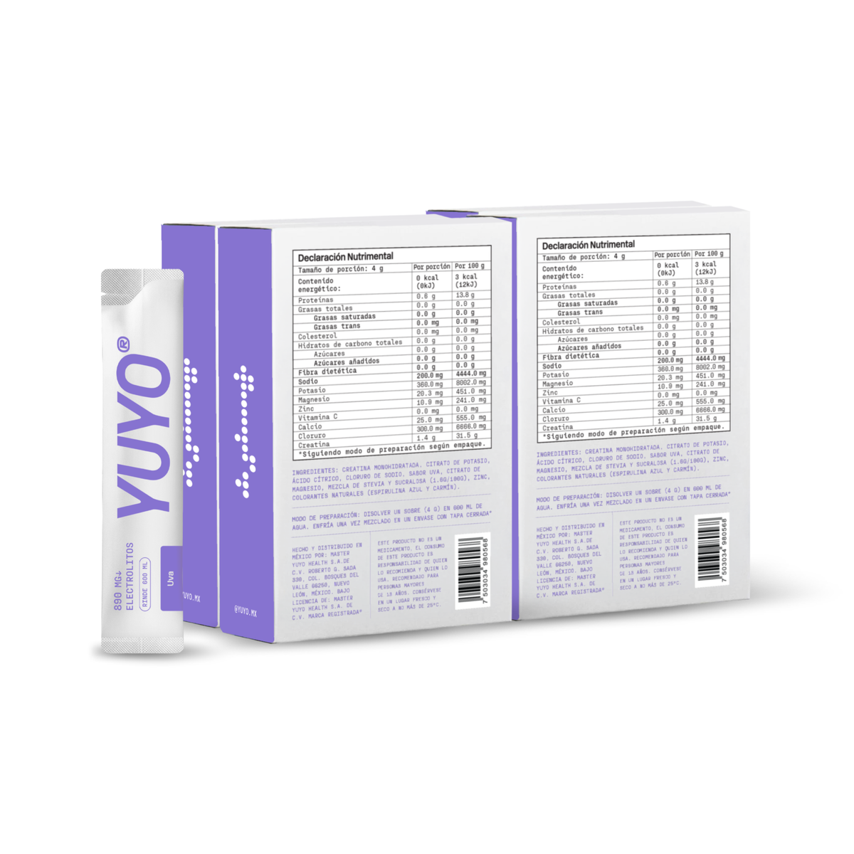 Mix de Electrolitos [4 pack] Uva